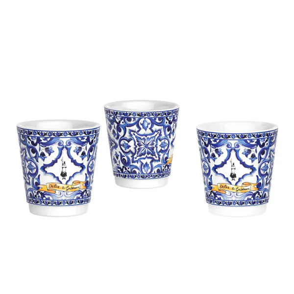 Bialetti Dolce & Gabbana Moka Express Blu Mediterraneo Set - Image 4