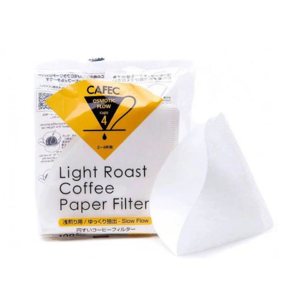 Cafec Light Roast Paper Pour-Over Coffee Filters