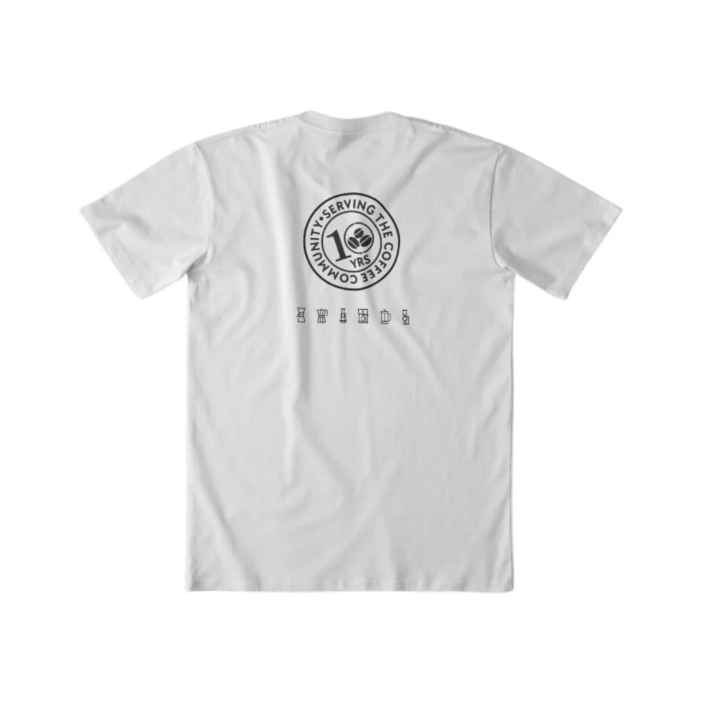 Cape Coffee Beans 10th Anniversary T-Shirt - Image 3