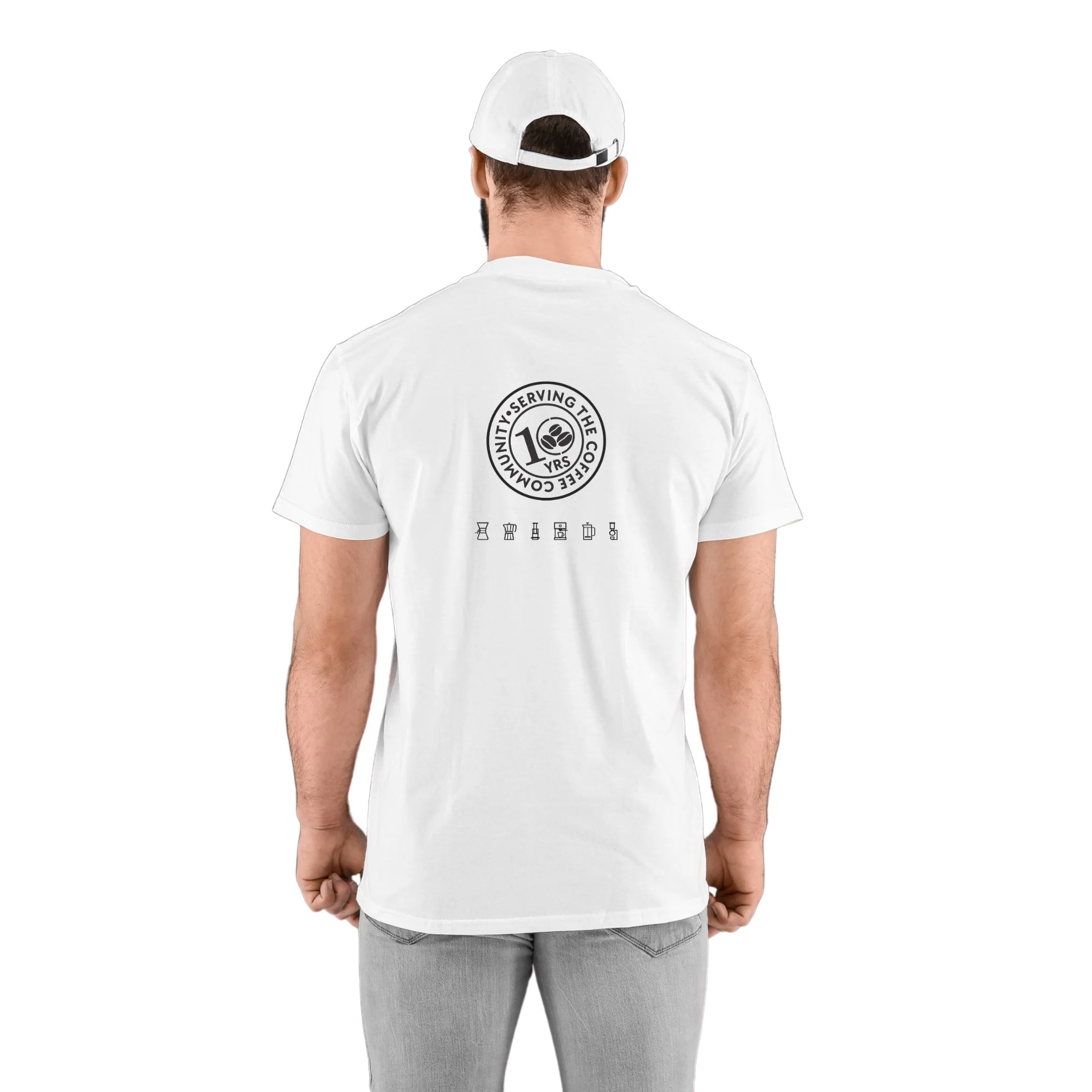 Cape Coffee Beans 10th Anniversary T-Shirt - Image 7