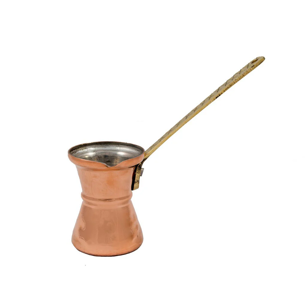 Copper Brass Stovetop Coffee Pot (Briki, Ibrik, Cezve) - Image 3