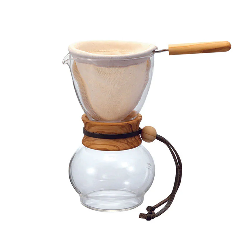 Hario Drip Pot Wood Neck Coffee Maker - Image 2