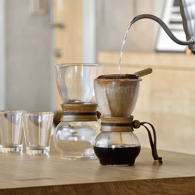 Hario Drip Pot Wood Neck Coffee Maker - Image 4