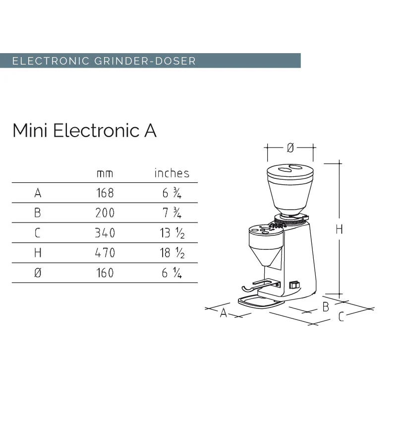 Mazzer Mini Electronic On Demand Espresso Grinder - Image 9