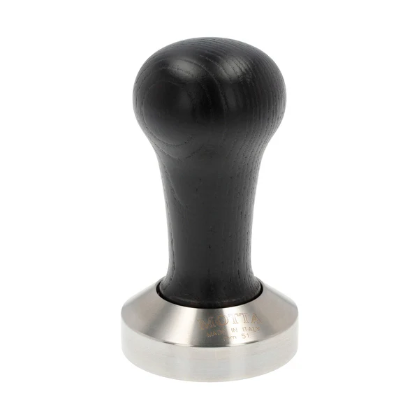 Motta Pressino Tamper With Black Handle (51mm)