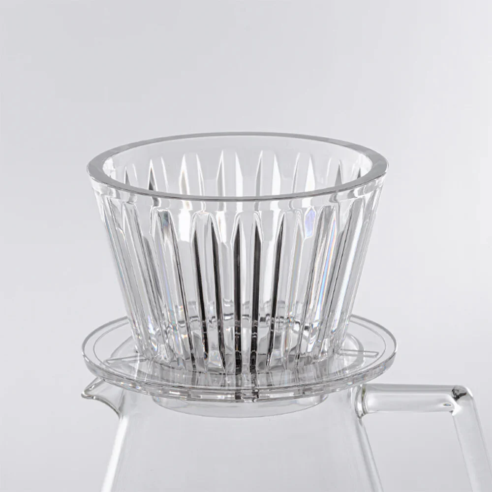 Timemore Crystal Eye B75 Flat-Bottomed Coffee Dripper - Image 4